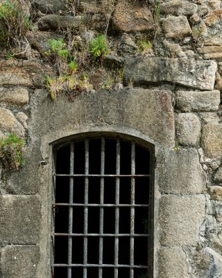 Mittelalterliche Burg auf Felsen